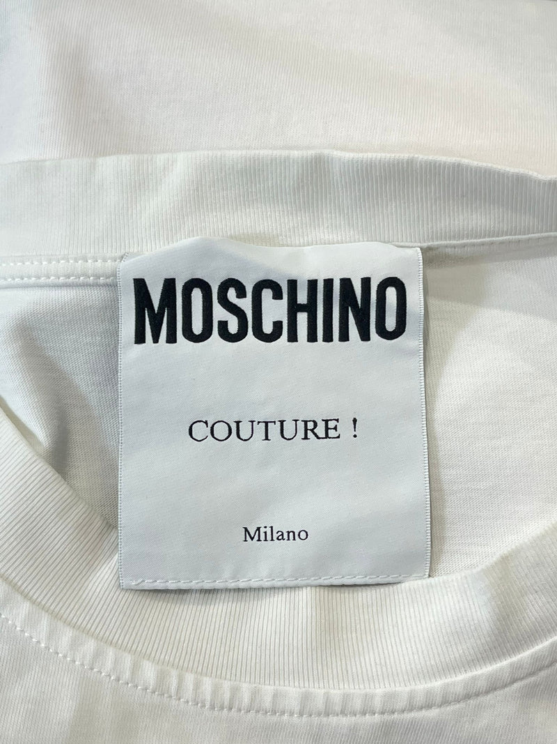 Moschino Couture Freezer Bunny -T-Shirt. Size S