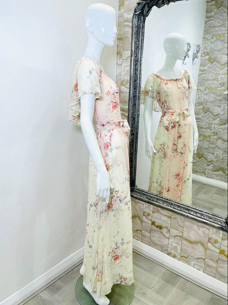 LoveShackFancy  Silk Georgette Dress. Size 2US