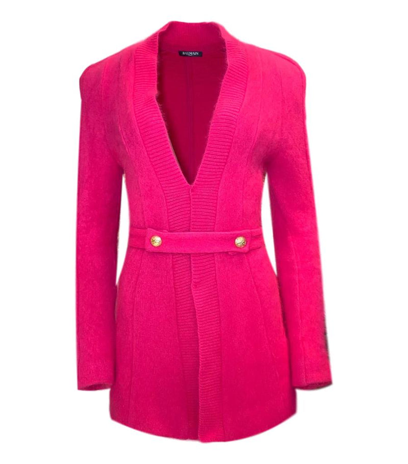 Balmain Angora Wool Jacket. Size 36IT