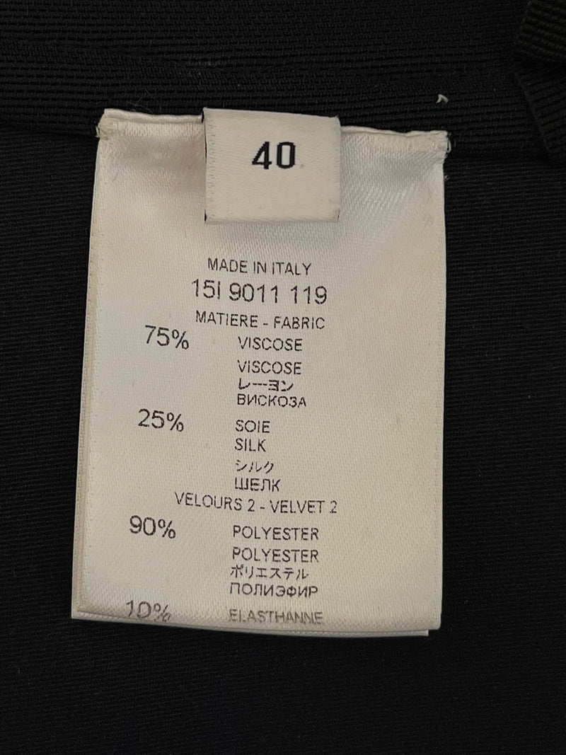 Givenchy Vintage Velvet Trim Corset. Size 40FR