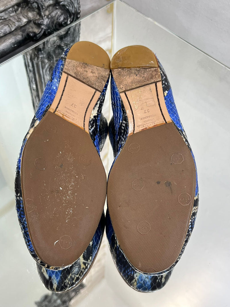 Snakeskin flat on sale