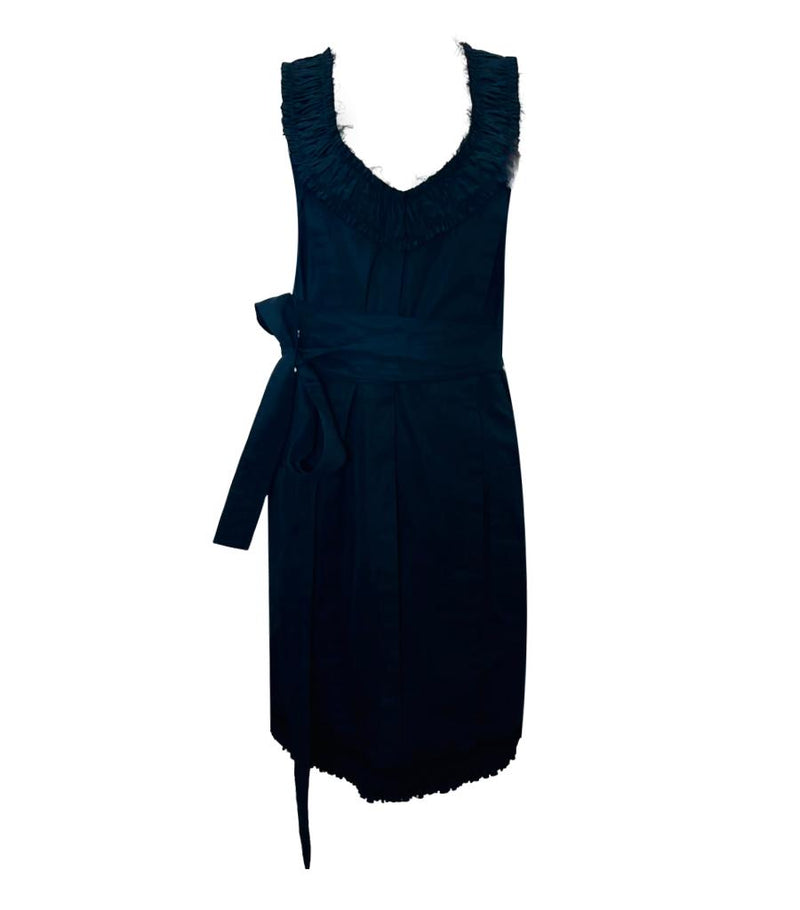 Yves Saint Laurent Cotton & Silk Dress. Size 34FR