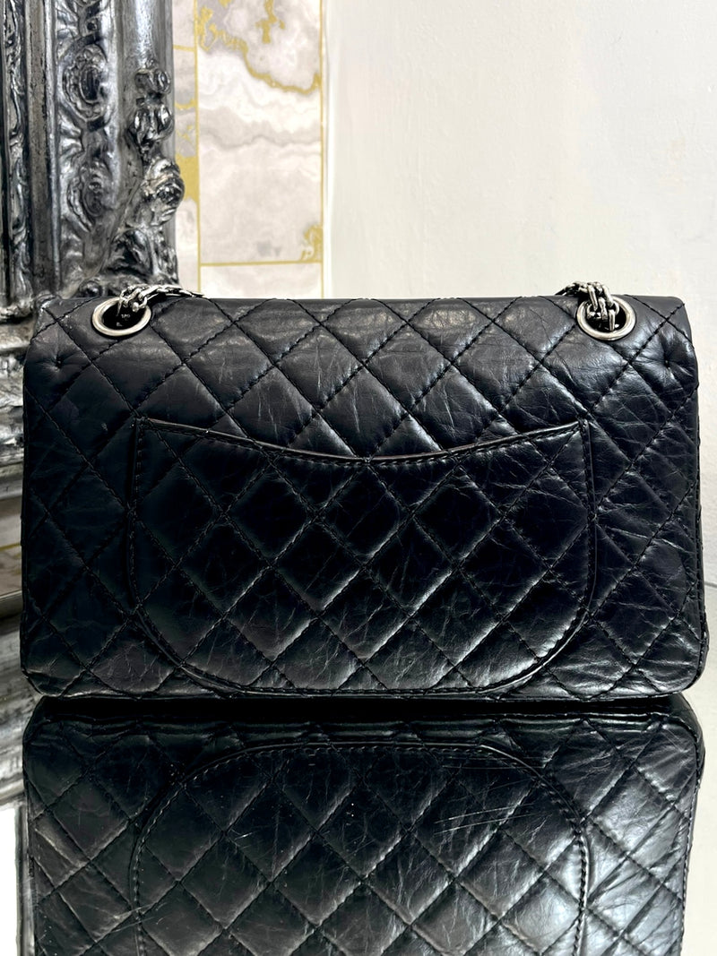 Chanel Ltd Edition Leather 2.55 Lucy Charm Double Flap Bag