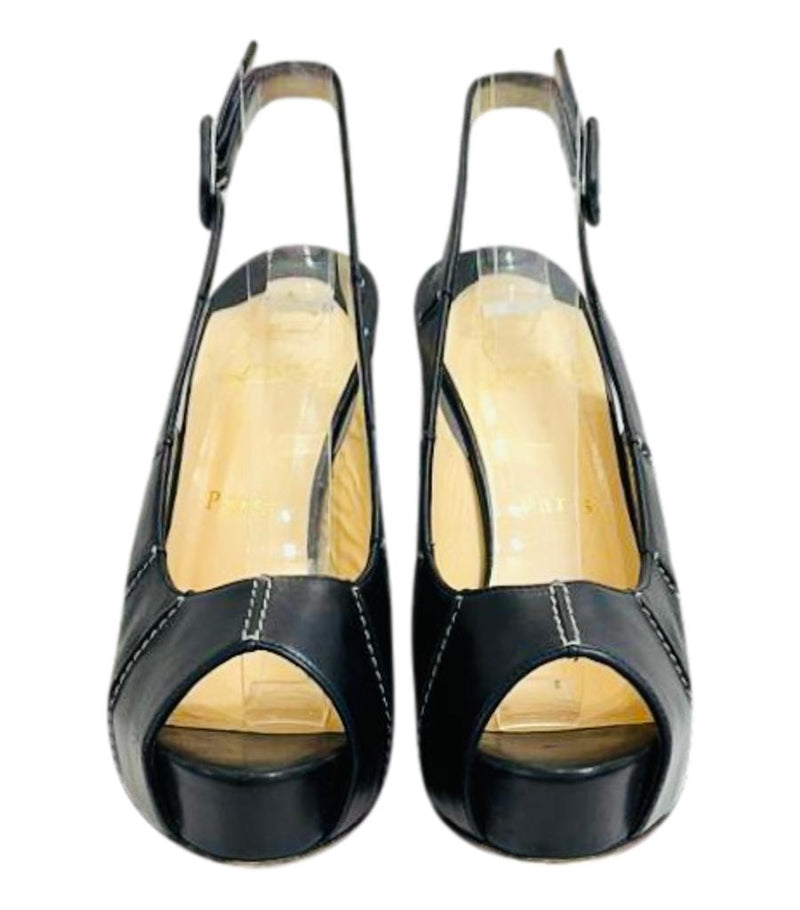 Christian Louboutin Leather Heels. Size 36.5