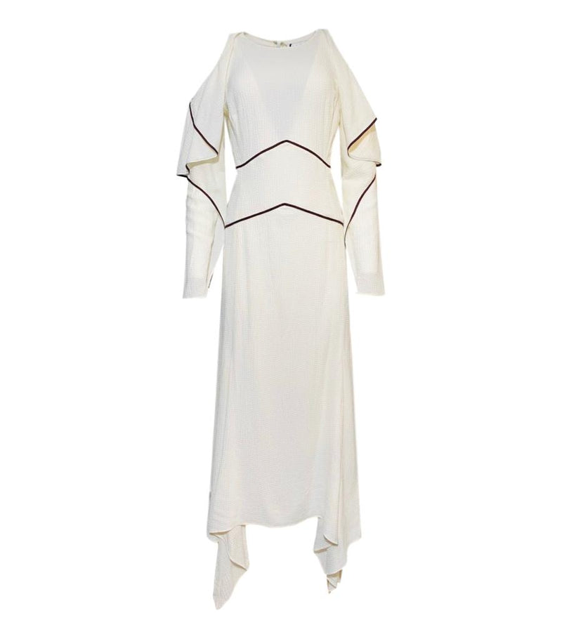 Mugler Cold Shoulder Dress. Size 36FR