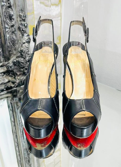 Christian Louboutin Leather Heels. Size 36.5