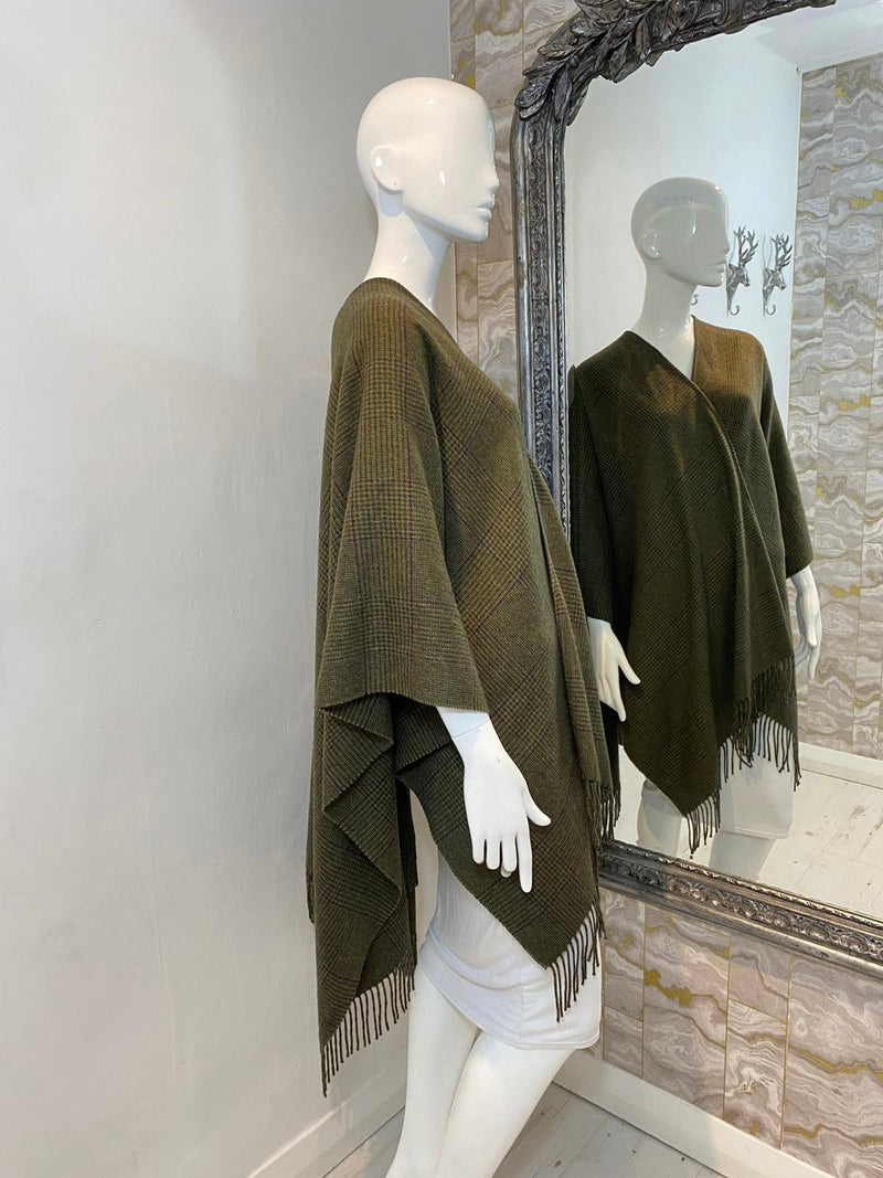 Ralph Lauren Collection Cashmere Fringed Cape
