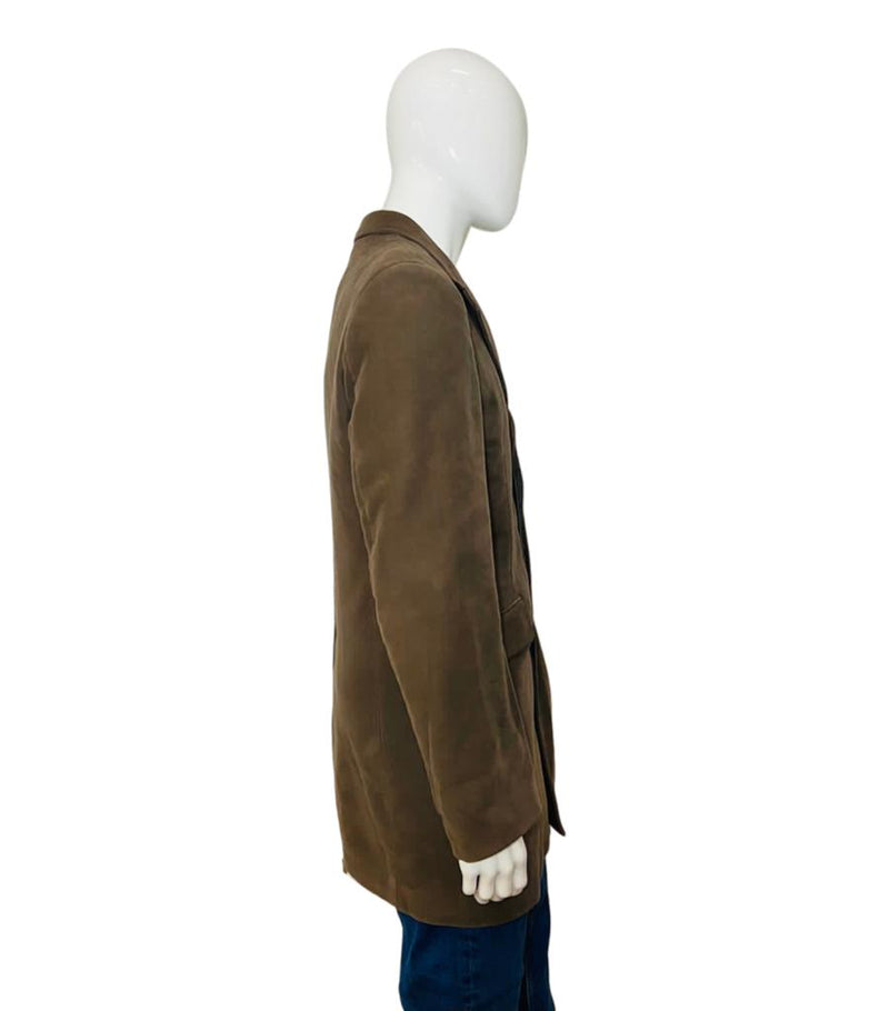 Mulberry Cotton Long Line Jacket. Size 50EU