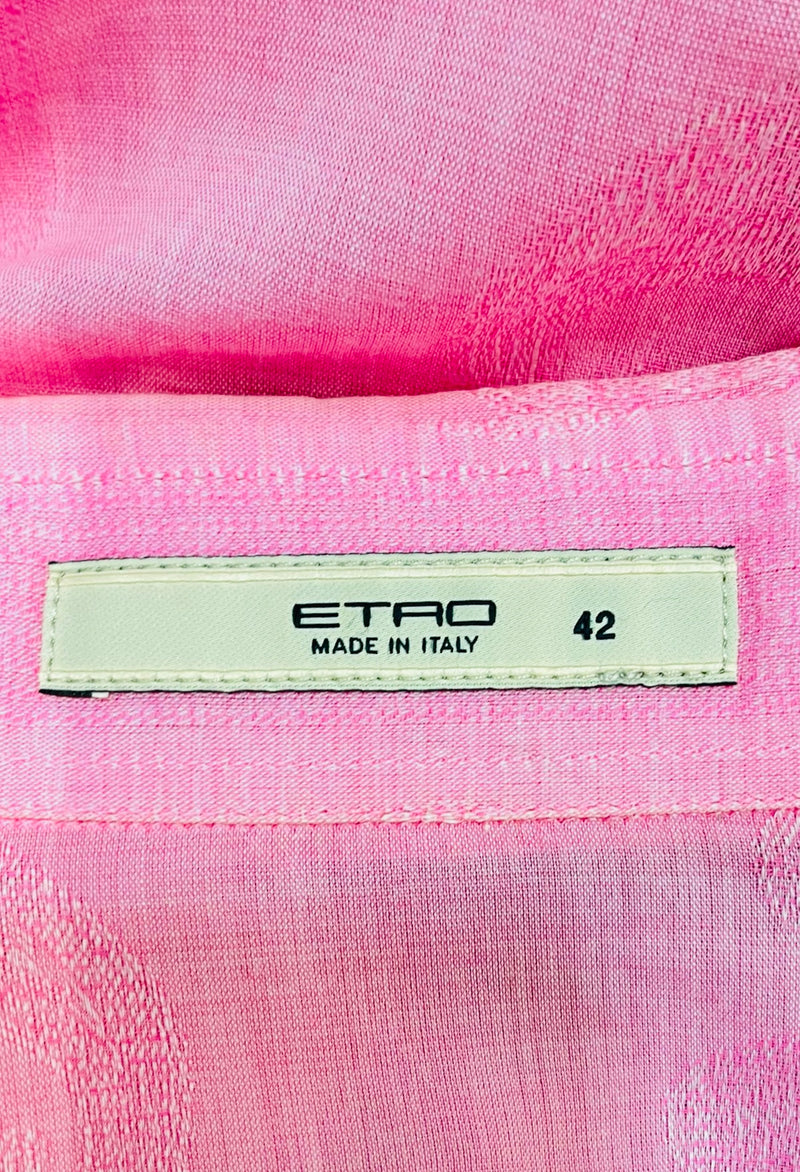 Etro Cotton Shirt. Size 42IT
