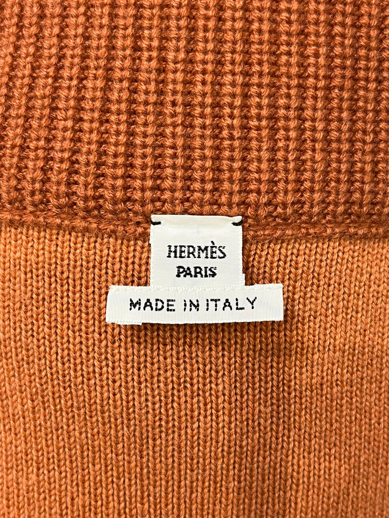 Hermes Cliquetis Cashmere Cardi/Coat. Size 36FR