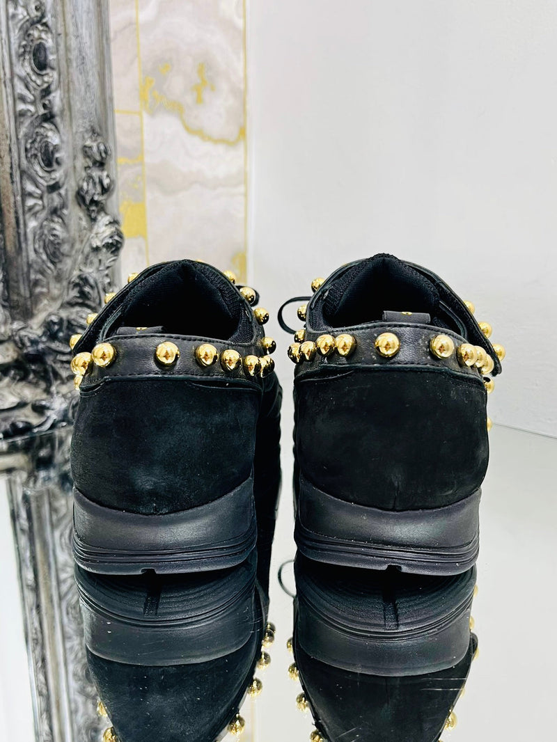Moschino Studded Trainers. Size 36