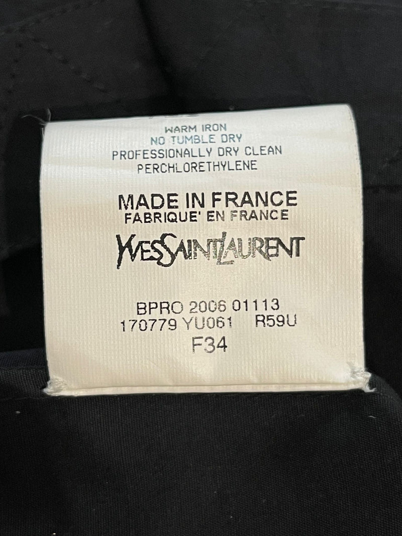 Yves Saint Laurent Cotton & Silk Dress. Size 34FR