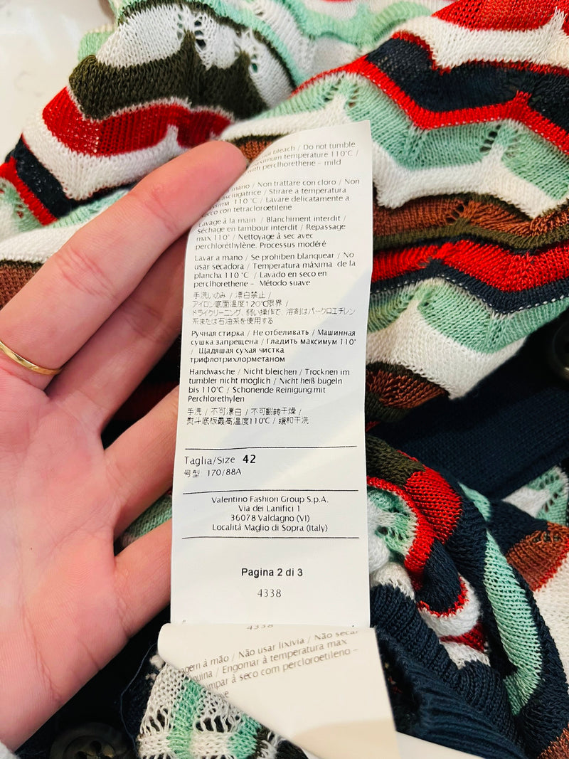 Missoni Cotton Cardigan. Size 42IT