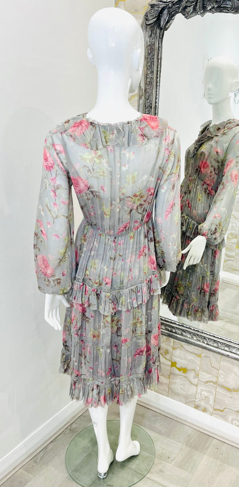 Ralph Lauren Silk Georgette Dress. Size XS
