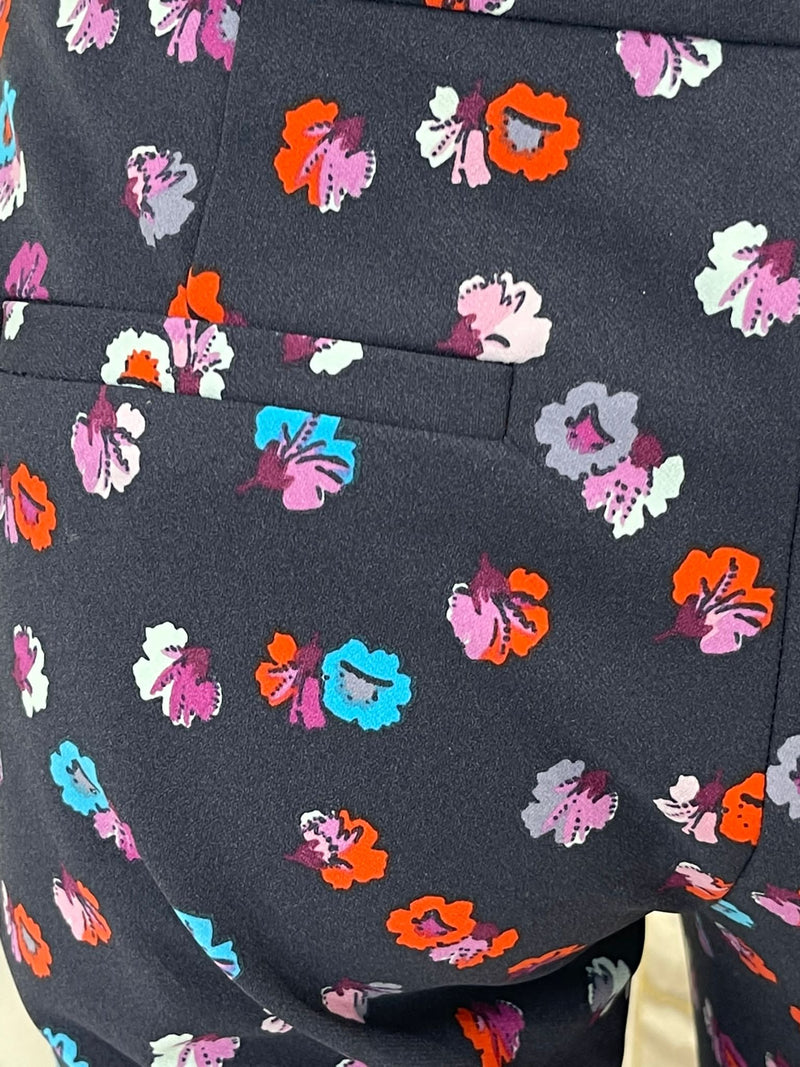 Rebecca Taylor Cropped Floral Trousers. Size 4US