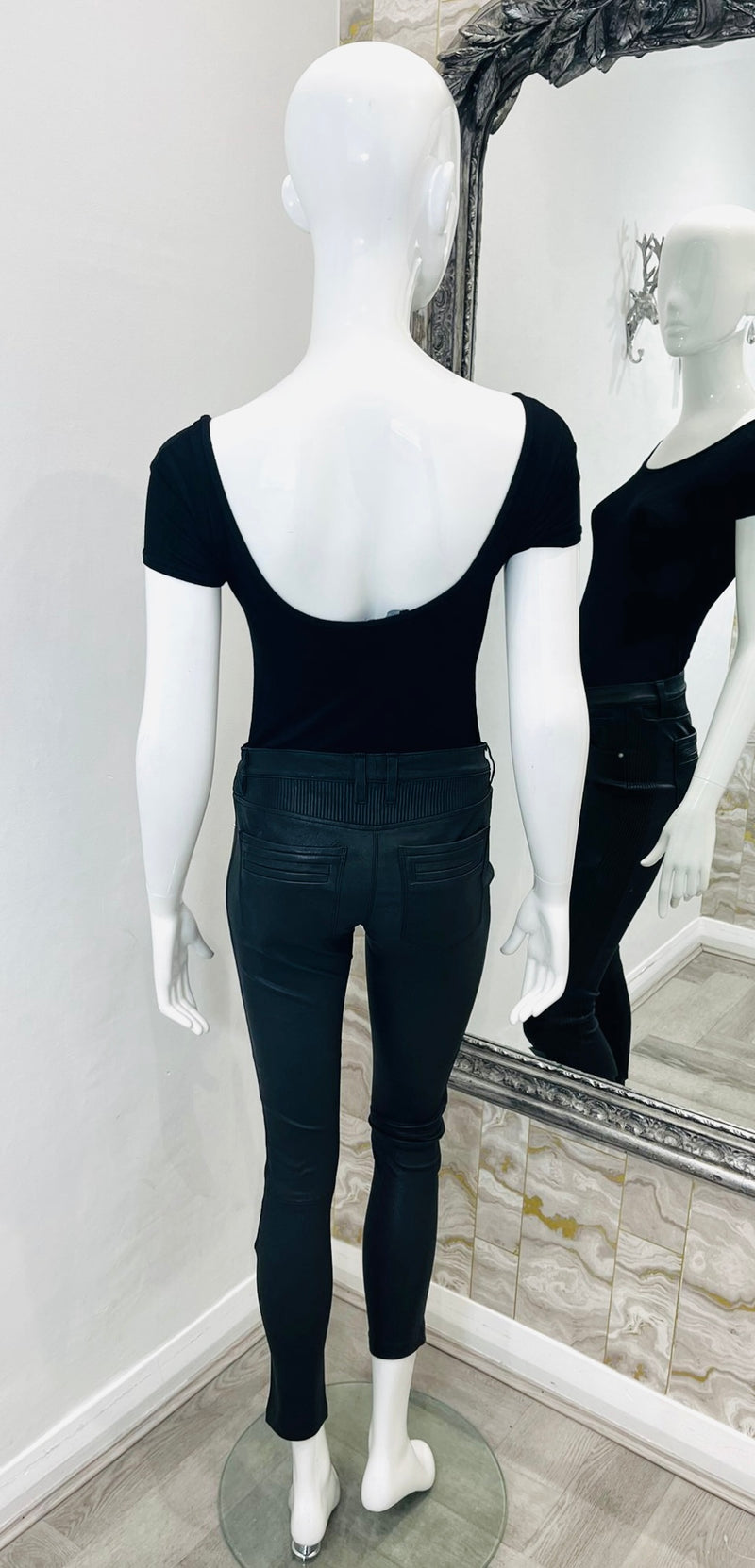 Iro Leather Trousers. Size 34FR