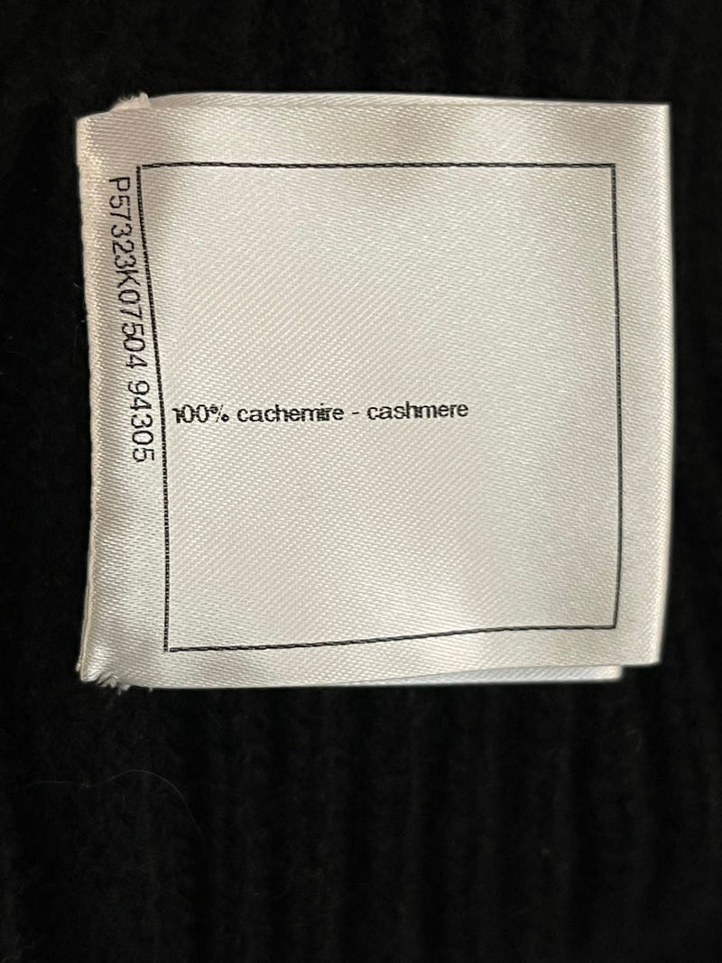 Chanel Cashmere' Gabrielle Coco' Logo Cardi/Coat. Size 40FR