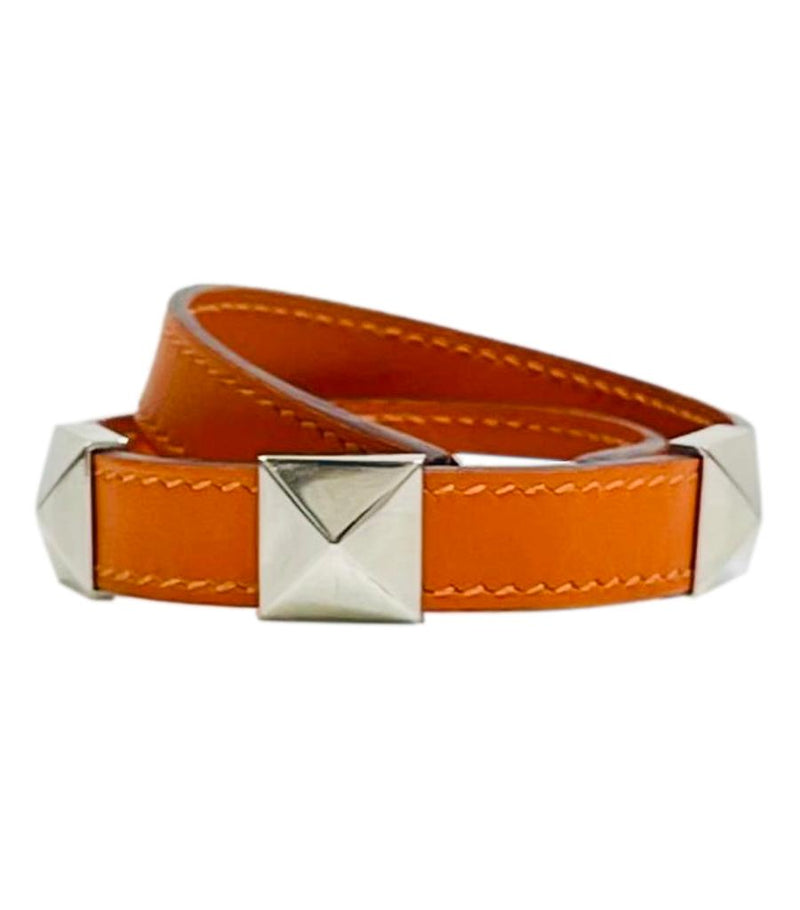 Hermes Multi Stud Medor Rockstud Wrap Bracelet