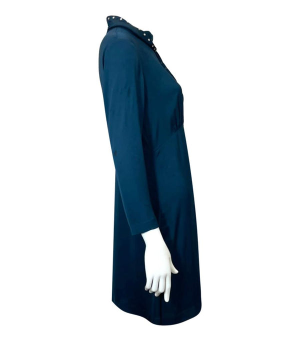 Sandro Satin & Crystal Dress. Size 40FR
