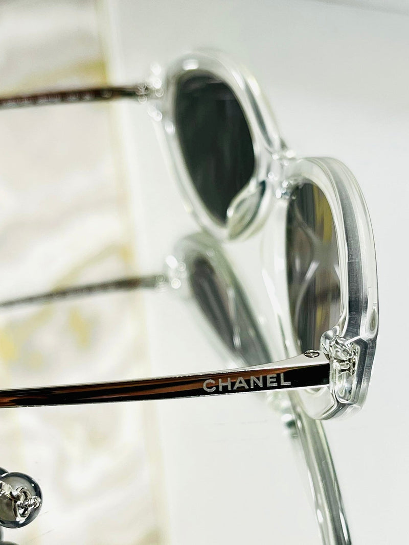 Chanel Lucite & Pearl Sunglasses