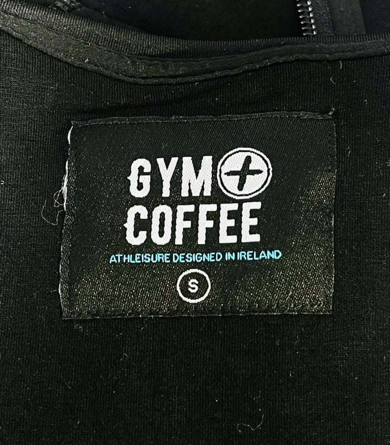 Gym+Coffee Logo Hoodie. Size S