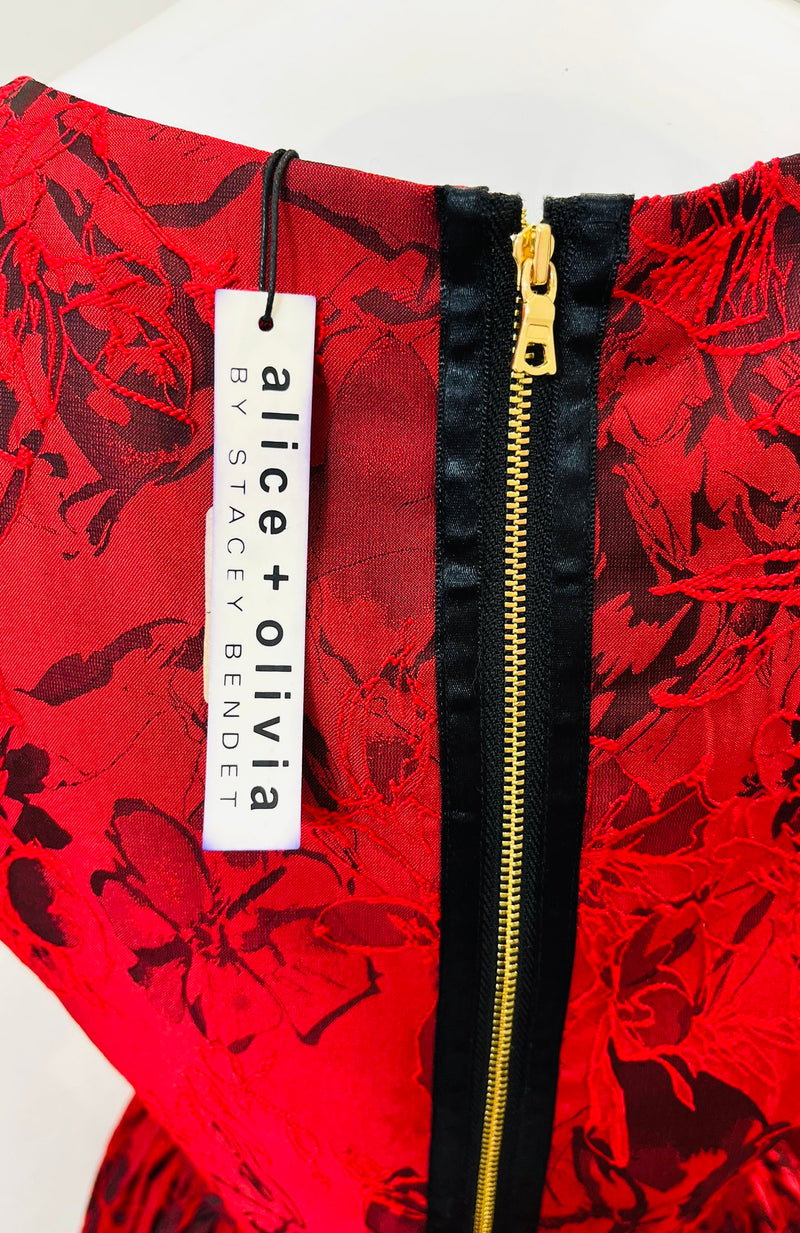 Alice + Olivia By Stacey Bendet Jacquard Skirt & Top. Size 4US