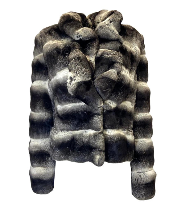 Mala Mati Chinchilla Fur Coat. Size 44IT