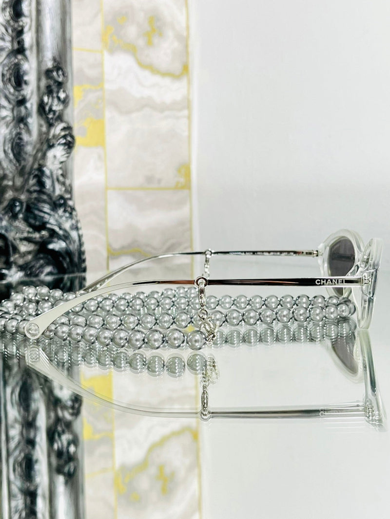 Chanel Lucite & Pearl Sunglasses