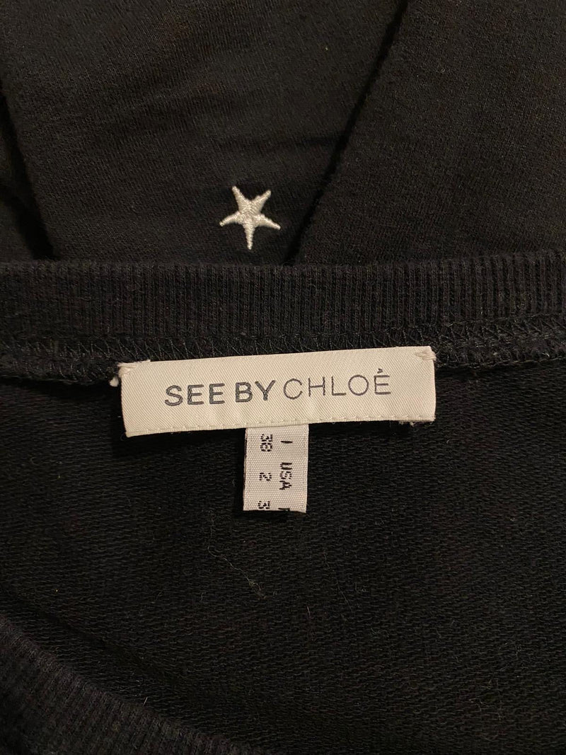 See By Chloe Cotton Star Sweater. Size 38IT