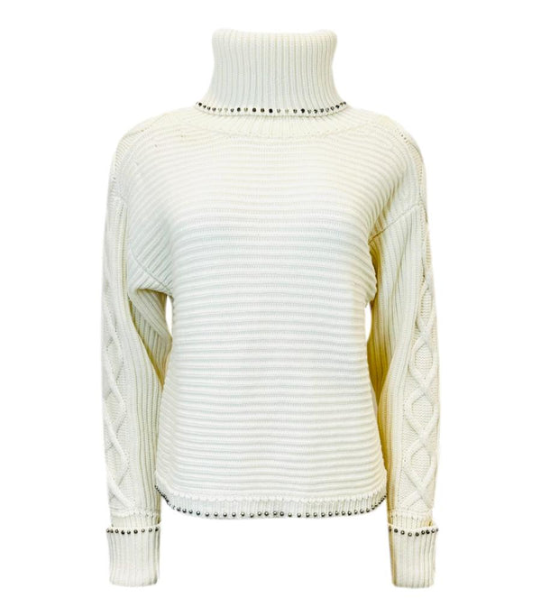 Karl Lagerfeld Roll Neck Wool Jumper. Size S