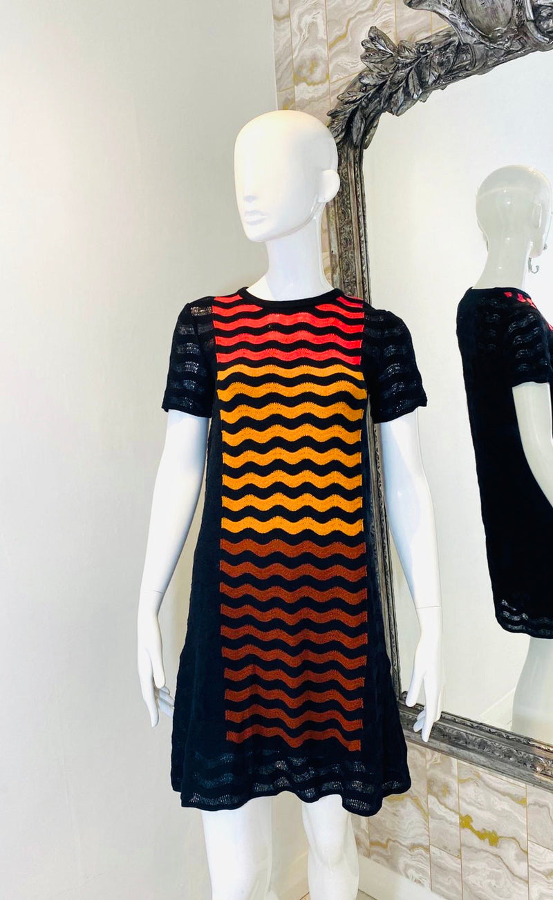 Missoni M Wool Mini Dress. Size 40IT