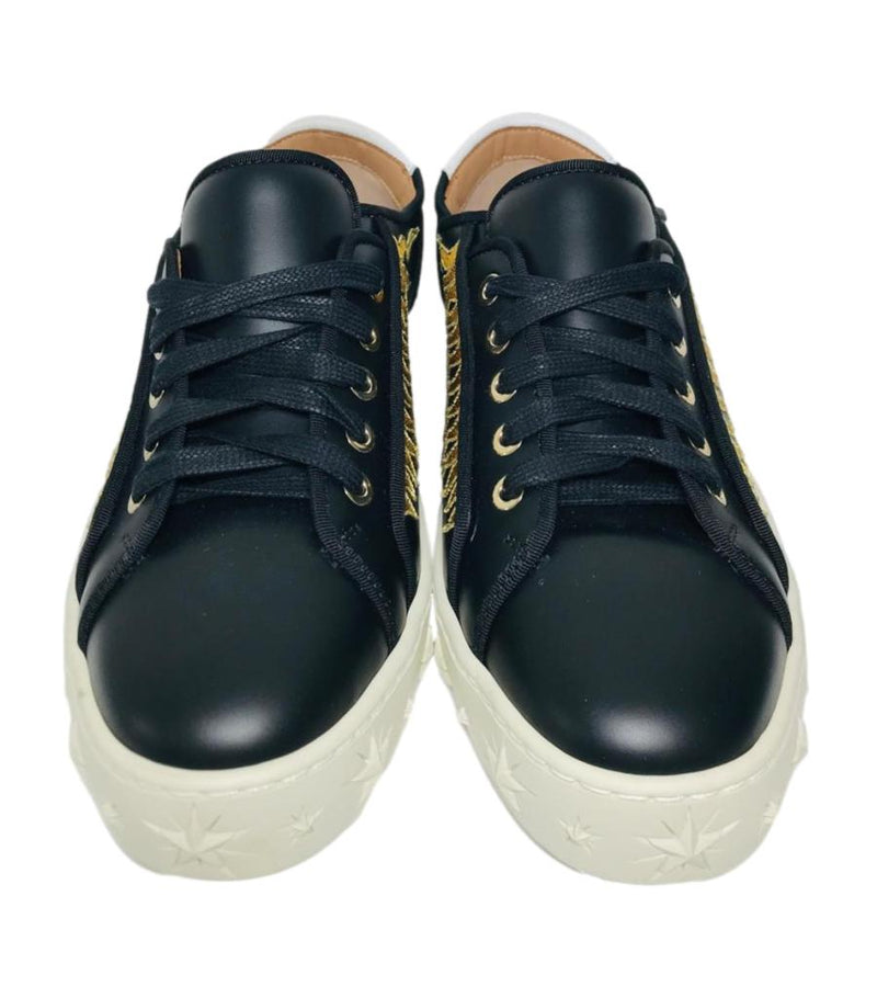 Aquazzura Leather Sneakers. Size 38.5