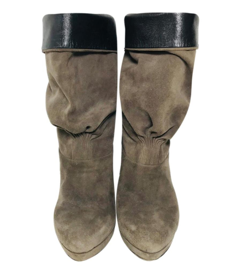 Prada Suede Boots. Size 36