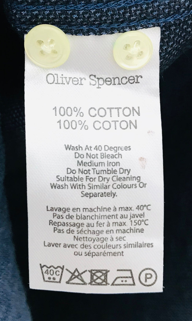 Olivier Spencer Shirt. Size 14.5 - XS