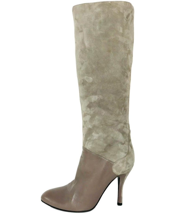 Designer knee high boots store