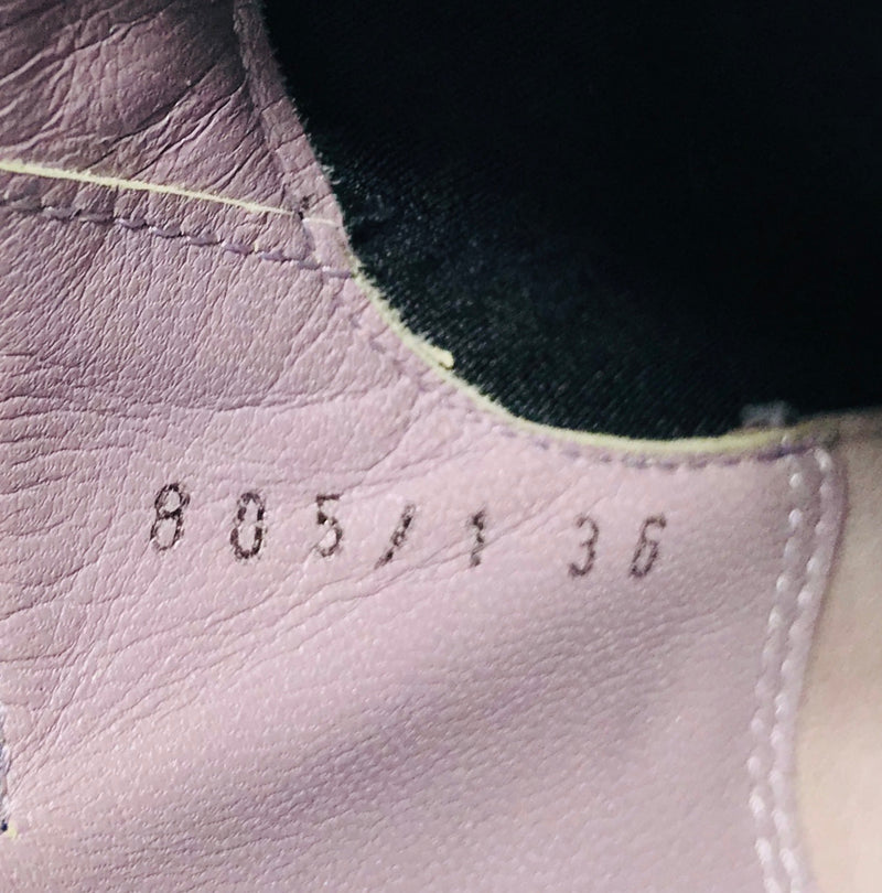 Designer Dress Agency London - Versace Leather Boots. Size 36 - Shush London