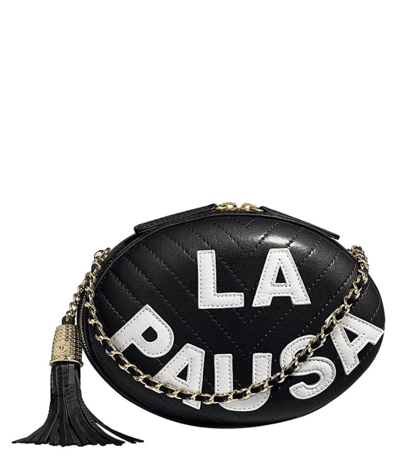 Sold at Auction: Chanel Limited Edition La Pausa Oval Chain Crossbody