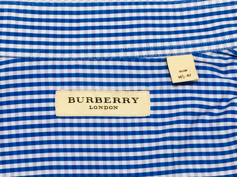 Designer Dress Agency London - Burberry Cotton Shirt. Size 16.5 - Shush At The Wellington