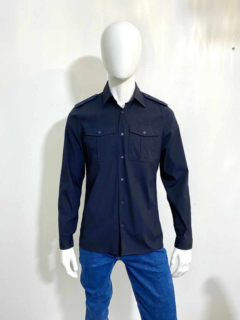 Burberry Prorsum Military Shirt. Size 40IT