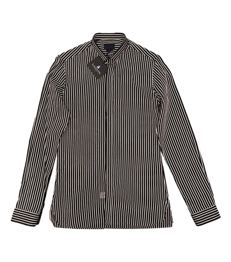 Lanvin Sheer Striped Shirt. Size XS