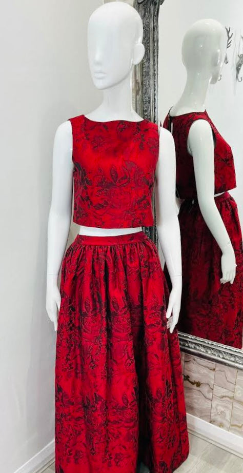 Alice + Olivia By Stacey Bendet Jacquard Skirt & Top. Size 4US