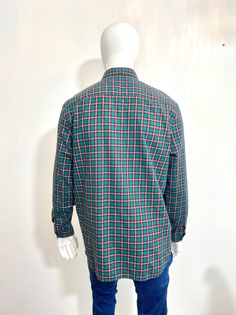 Burberry England Plaid Shirt. Size XL