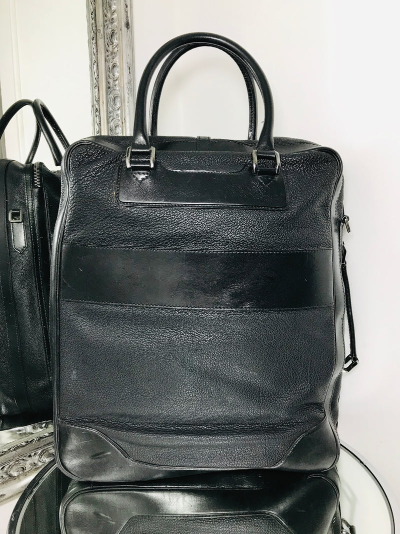 Designer Dress Agency London - Burberry Large Lather Travel Bag - Shush At The Wellington