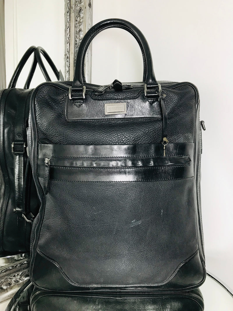 Designer Dress Agency London - Burberry Large Lather Travel Bag - Shush At The Wellington