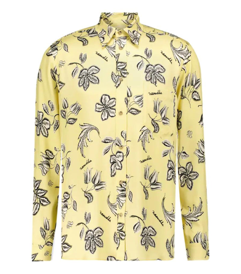 Nanushka Floral Matching Shirt & Trousers. Size S