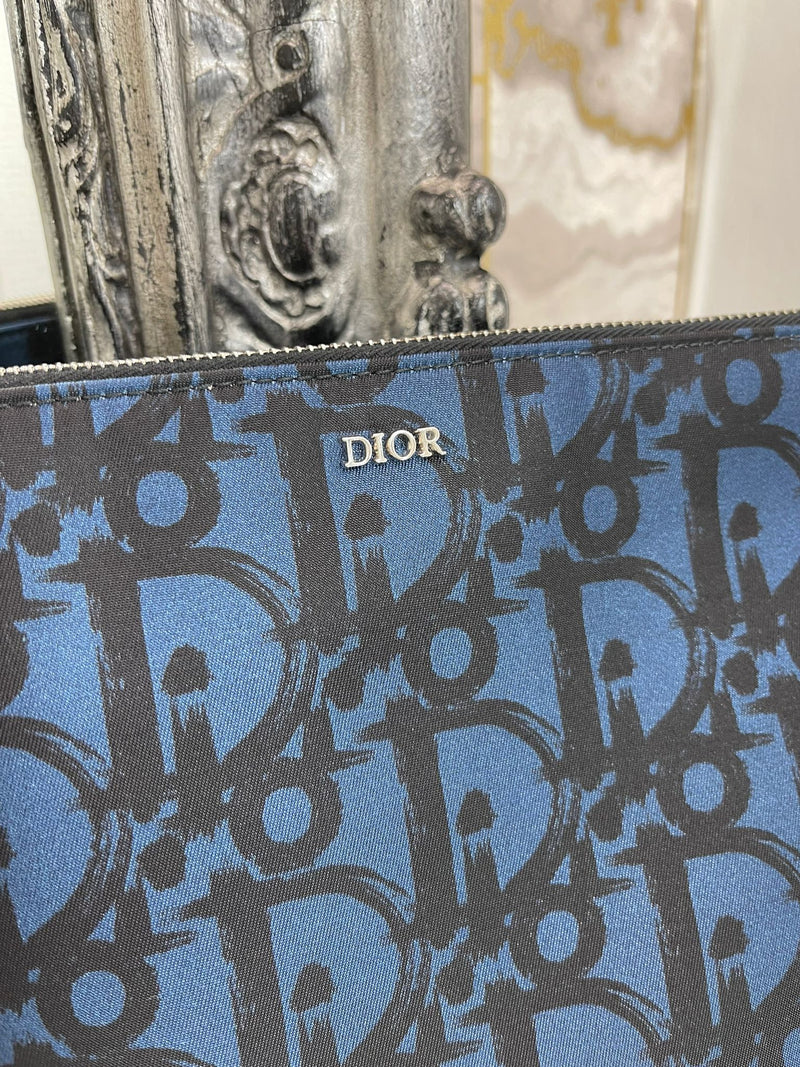 Dior Logo Zipper Case/Small Bag