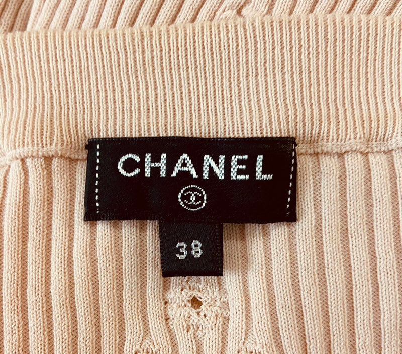 Chanel Paris Coco Cuba Cold Shoulder Top. Size 38FR