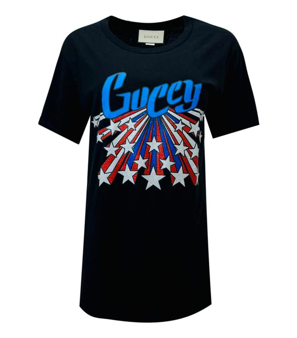 Gucci 'Guccy' Logo T-Shirt. Size S