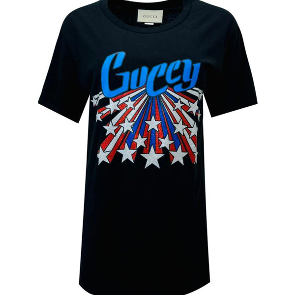 Gucci Guccy Logo T Shirt. Size S Shush London
