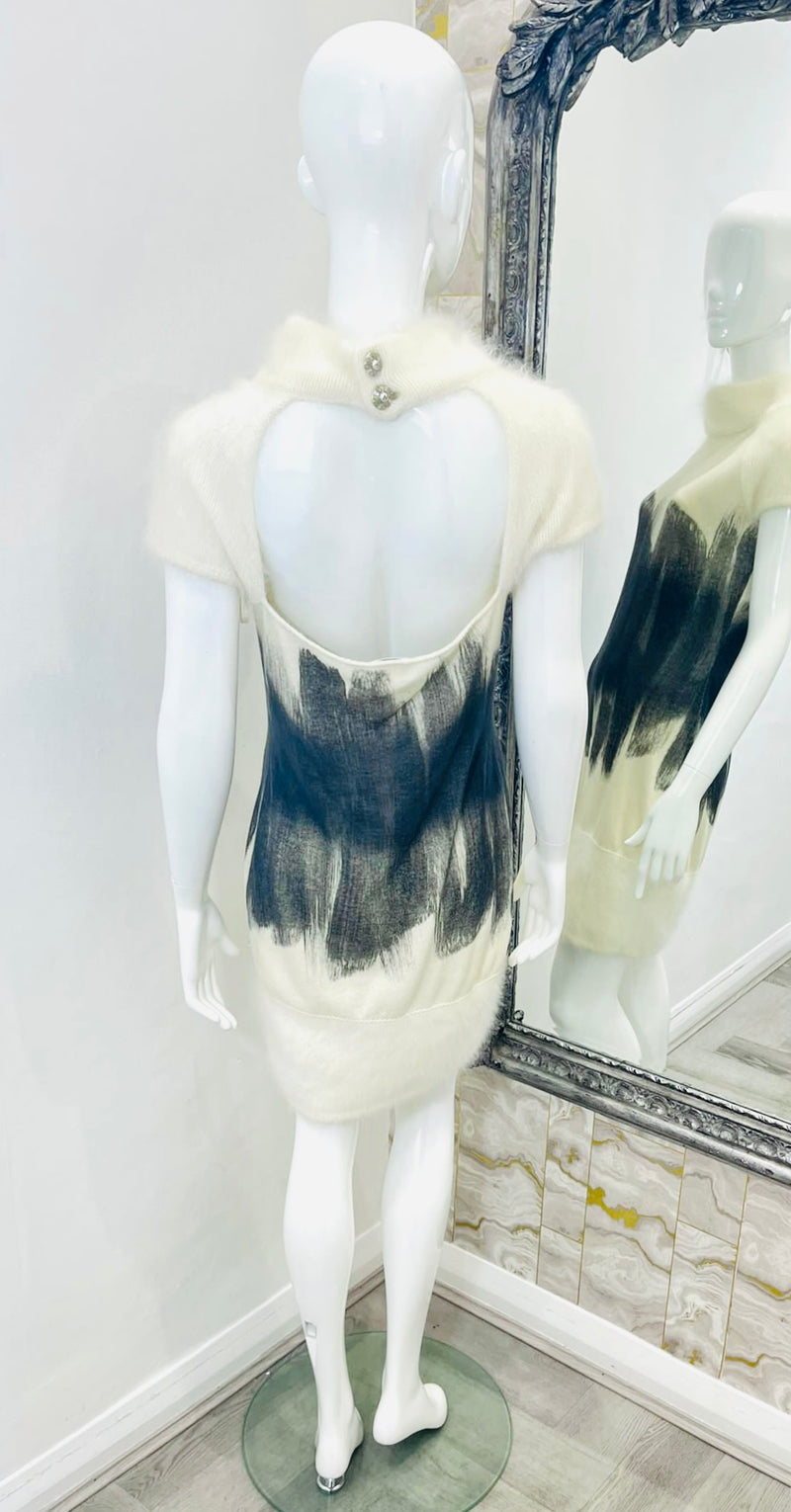 Chanel Angora & Cashmere Dress. Size 42FR